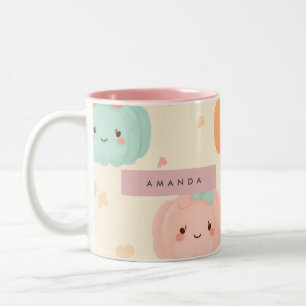 Personalisiert Herbst Herbst Pastell Niedlich Pump Zweifarbige Tasse