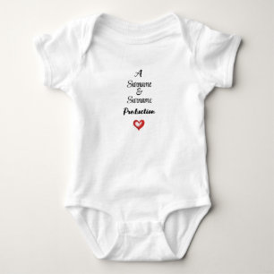 Personalisiert, Herstellung neuer Eltern, Geschenk Baby Strampler