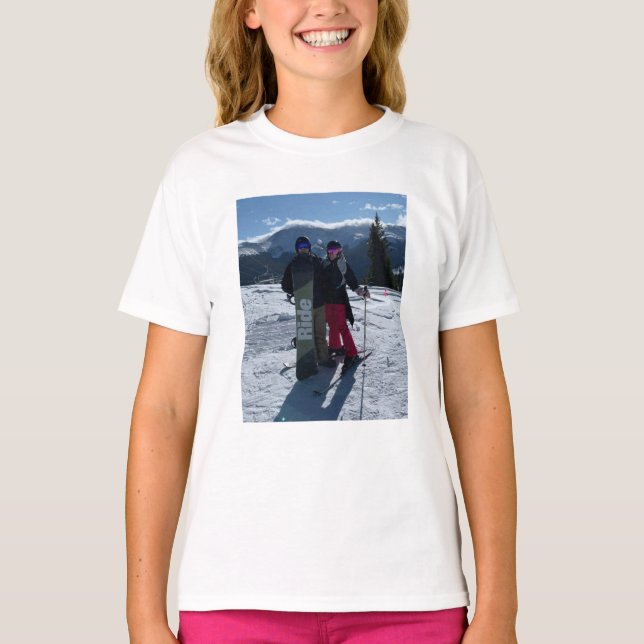 Personalisiert Hinzufügen des Fotos zur Vorderseit T-Shirt (Vorderseite)