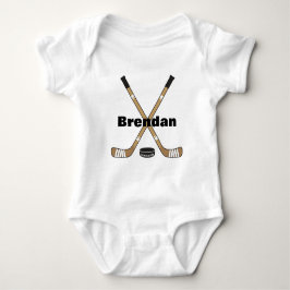 Personalisiert Hockey Baby Name Säugling hockey Baby Strampler