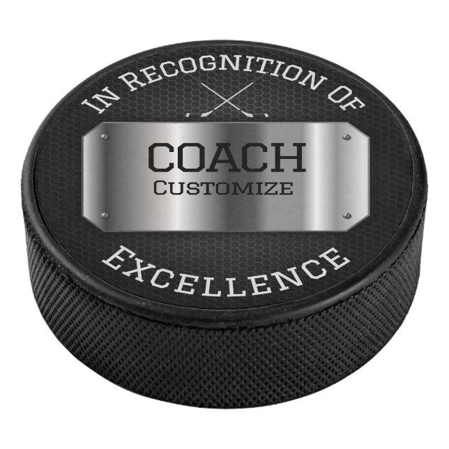 Personalisiert Hockey Coach Eishockey Puck (3/4)