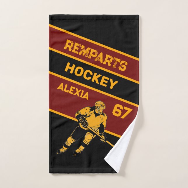 Personalisiert Hockey Handtuch (Handtuch)
