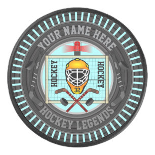 Personalisiert Hockey Legends Eishockey Puck