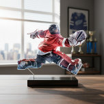 Personalisiert Hockey Player Acrylic Foto Statuett Freistehende Fotoskulptur<br><div class="desc">Die Aktion zeigen | Machen Sie Ihre Hockey-Erinnerungen zu einem faszinierenden Sake mit unserer maßgeschneiderten Acryl-Foto-Statuette. Dieses einzigartige Produkt ist perfekt für Spieler, Eltern und Fans geeignet und hebt die Dynamik Ihres Lieblingsspielers hervor. Entfernen Sie einfach den Hintergrund Ihres gewählten Fotos mit kostenlosen Online-Tools, um den Spieler zu isolieren. Hochladen...</div>