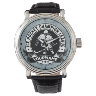 Personalisiert Hockey Player Ice Rink Team Athlete Armbanduhr