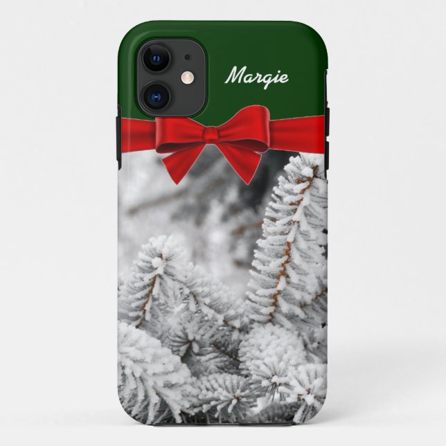 Personalisiert Holiday iPhone Case (Rückseite)