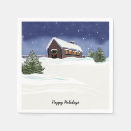 Personalisiert Holiday Party Cocktail Napkins Serviette