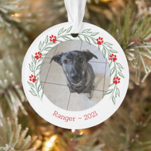 Personalisiert Holly Elegante Foto Ornament