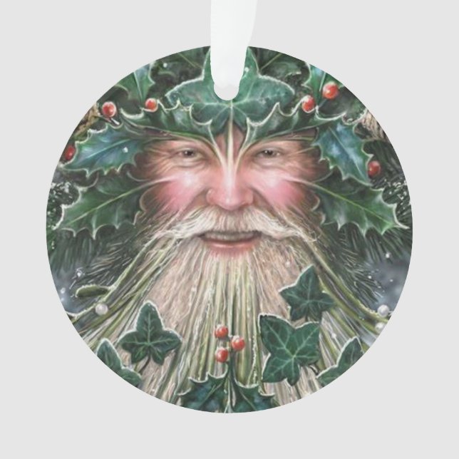 Personalisiert Holly King/Yuletide Ornament (Vorderseite)