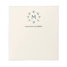 Personalisiert Hummingbird Notepad