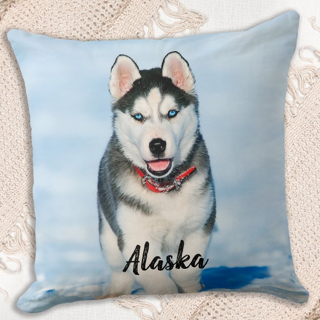 Personalisiert Hund 2 Foto für Haustiere Kissen (Von Creator hochgeladen)