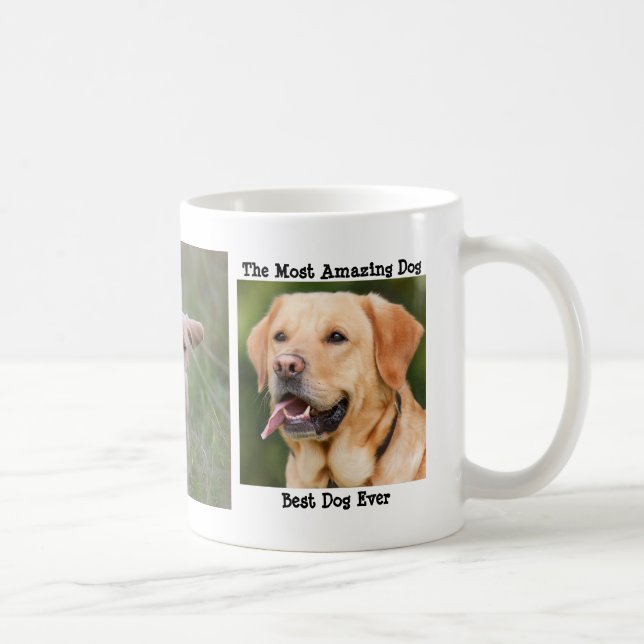 Personalisiert Hunde Foto - Bester Hund je Kaffeetasse (Rechts)