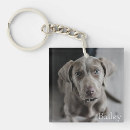 Personalisiert Hunde Foto Keepake Schlüsselanhänge Schlüsselanhänger