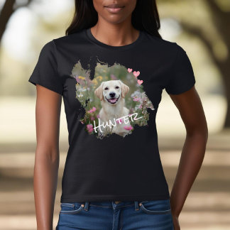 Personalisiert Hunde Foto T-Shirt