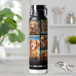 Personalisiert Hunde Vater Foto Trinkflasche<br><div class="desc">Personalisierter Best Dog Vater 9 Foto Collage Wasser Flasche. Diese wohlriechende Wasserflasche ist ein perfekter Weg, um den Hundedad in deinem Leben zu feiern. Mit einer Collage von neun hochgeschätzten Fotos verbindet diese Flasche geliebte Erinnerungen für eine berührende, alltägliche Erinnerung. Am unteren Rand wird der Best Dog Vater in einem...</div>