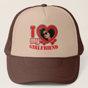 Personalisiert I Liebe Foto meiner Freundin Truckerkappe