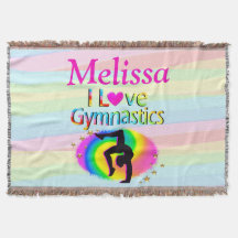 PERSONALISIERT I LIEBE GYMNASTIK DURCH BLANKET