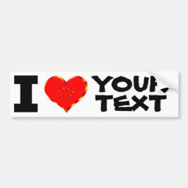 Personalisiert I Liebe Ihres Textes Autoaufkleber
