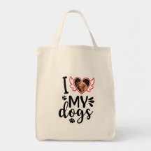 Personalisiert I Liebe Mein Hund Foto T - Shirt