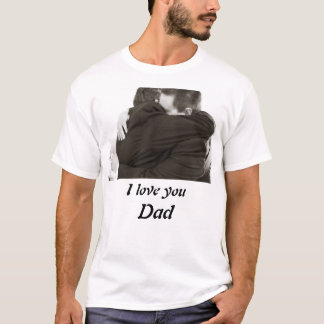 Personalisiert I Liebe Sie Vater Foto Kopfkissen T-Shirt