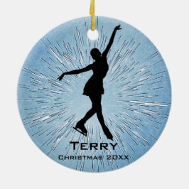 Personalisiert Ice Skaten Ornament