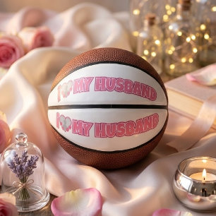 Personalisiert Ich Liebe Meinen Mann – Foto des Eh Mini Basketball