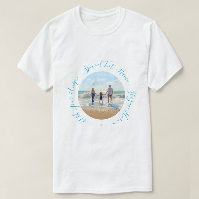 Personalisiert Ihr benutzerdefiniertes Foto und Ih T-Shirt (Design vorne)