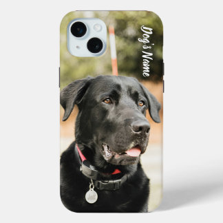 Personalisiert Ihr Black Labrador Dog Foto & Name Case-Mate iPhone Hülle