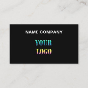 Personalisiert Ihr Logo und Ihr Name für Leerzeich Visitenkarte