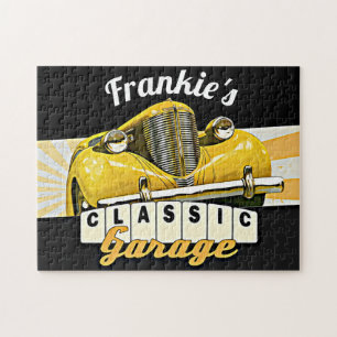 Personalisiert Ihr Name Classic Car Garage