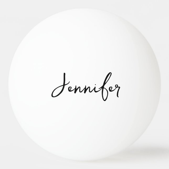 Personalisiert Ihr Name Hochzeitsgeschenk Tischtennisball (Vorderseite)