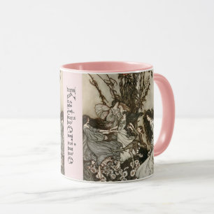 Personalisiert Ihr Name Vintage-Feien Rackham Tasse