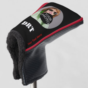Personalisiert Ihr Text-Monogramm Ihr Bild auf a Golf Headcover
