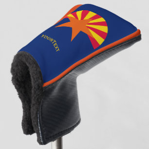 Personalisiert Ihre Text-Arizona-Staats-Flagge auf Golf Headcover