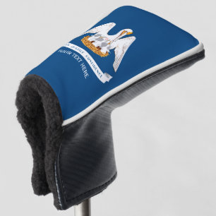 Personalisiert Ihre Text-Louisiana-Staats-Flagge Golf Headcover