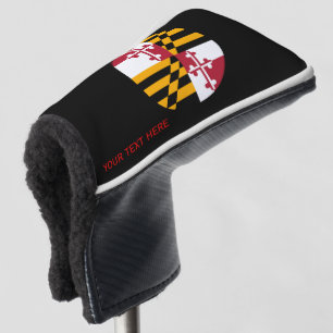 Personalisiert Ihre Text-Maryland-Staats-Flagge Golf Headcover