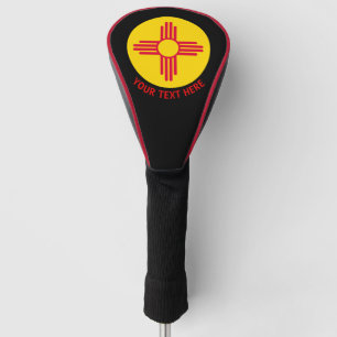 Personalisiert Ihre Text-New-Mexiko Staats-Flagge Golf Headcover