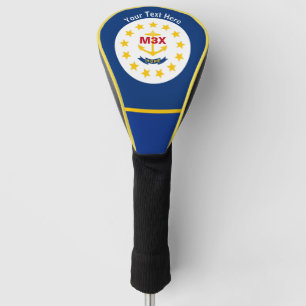 Personalisiert Ihre Text-Rhode Island Golf Headcover