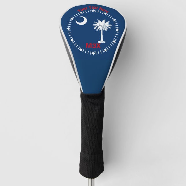 Personalisiert Ihre Text-South- Golf Headcover (Vorderseite)