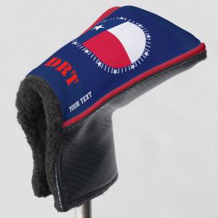 Personalisiert Ihre Text-Texas-Staats-Flagge auf a Golf Headcover