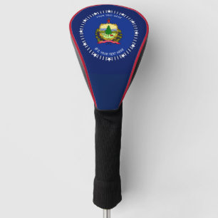 Personalisiert Ihre Vermont-Staats-Flagge auf a Golf Headcover