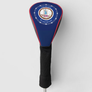 Personalisiert Ihre Virginia-Staats-Flagge auf a Golf Headcover