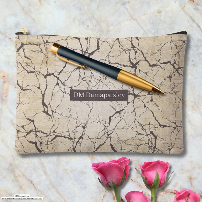 Personalisiert Ihren Markennamen Baumrinde hinzufü Zubehörtasche (Von Creator hochgeladen)