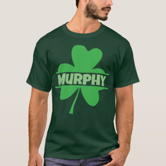 Personalisiert, Individuelle Name, grünes Kleeblat T-Shirt