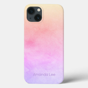 Personalisiert Intense Frosty Rainbow Blend Ombre Case-Mate iPhone Hülle
