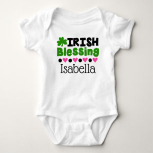 Personalisiert Irish Blessing St. Patrick's Bodysu Baby Strampler