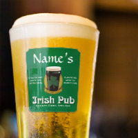 Personalisiert Irish Pub Pint