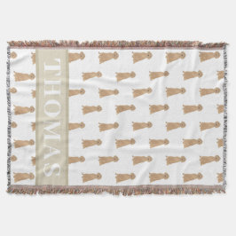 Personalisiert Irish Setter Decke