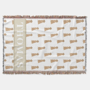 Personalisiert Irish Setter Decke