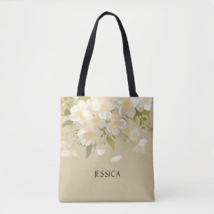 Personalisiert Jasmine Blossom Tote Bag Tasche